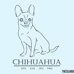 チワワ svg、メキシカン ドッグ、テチチ svg、犬種、ペットの犬、犬好き、犬のママ パパ、ベクター、回路用カット ファイル