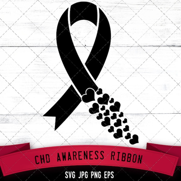 Congenital Heart svg, heart defects svg, Awareness ribbon svg, CHD awareness svg, birth defect svg, good health svg, cut files for Cricut