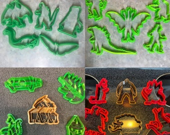 Godzilla Kaiju Cookie Cutters Master Set of 21 Cutters