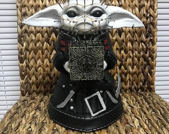 11” Tall PinHead Hellraiser / Baby Yoda (Grogu) Mashup