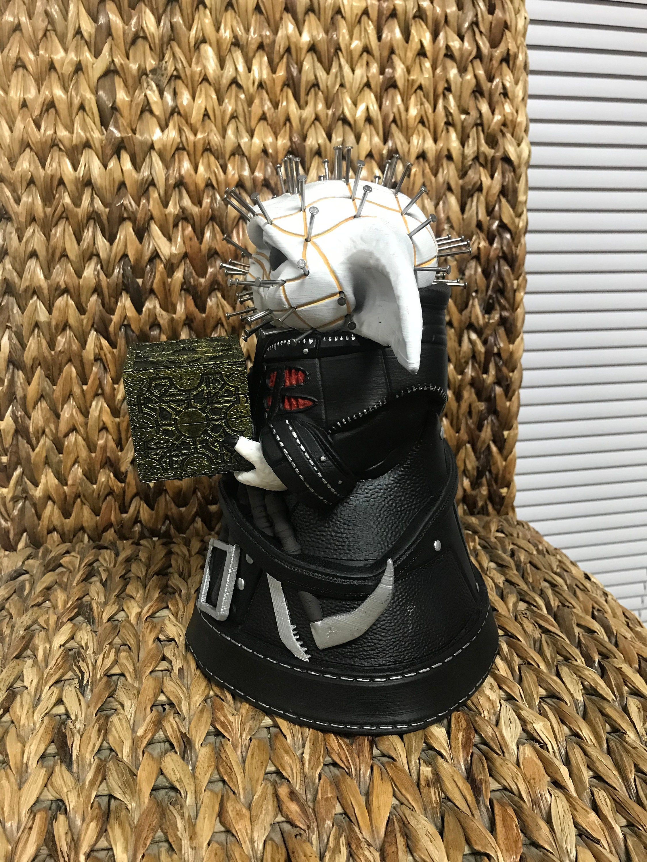 11” Tall Pinhead Hellraiser / Baby Yoda (grogu) Mashup - Etsy