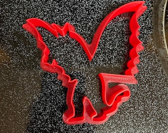 King Ghidorah Side View Kaiju Cookie Cutter Godzilla