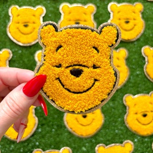 Custom Chenille Hundred Acre Friend Patch | Pooh Patch | Honey Bear