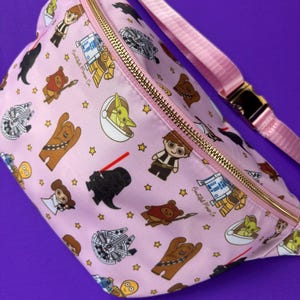 Galaxy Friends XL Belt Bag | Crossbody | Bum Bag | XL Fanny Pack | Theme Park Bag | Exclusive