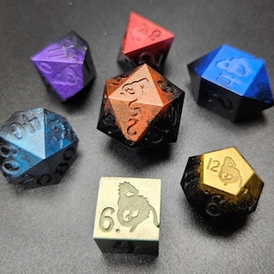 Polychromatic 7pc Dice set image 1