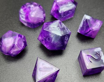 Mystic Amethyst 7er Würfel Set