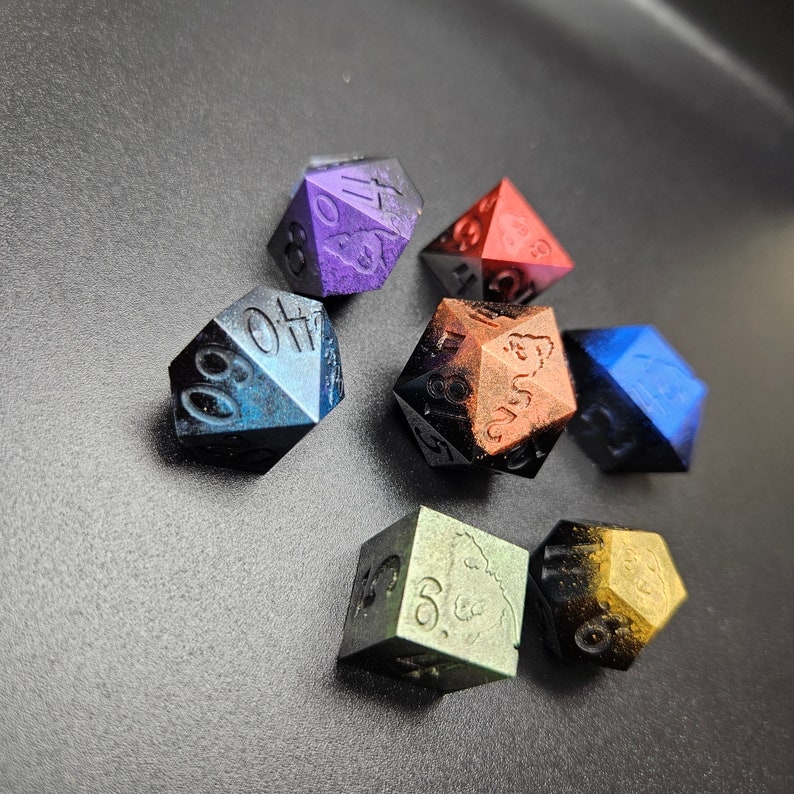 Polychromatic 7pc Dice set image 2