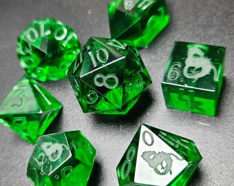 Emerald Forest - 7pc Dice set