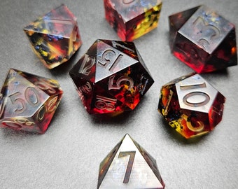 Lava - 7pc Dice set