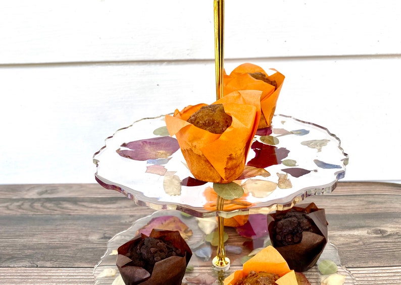 Wedding Bouquet Preservation 3 Tier Resin Cupcake Stand Etsy