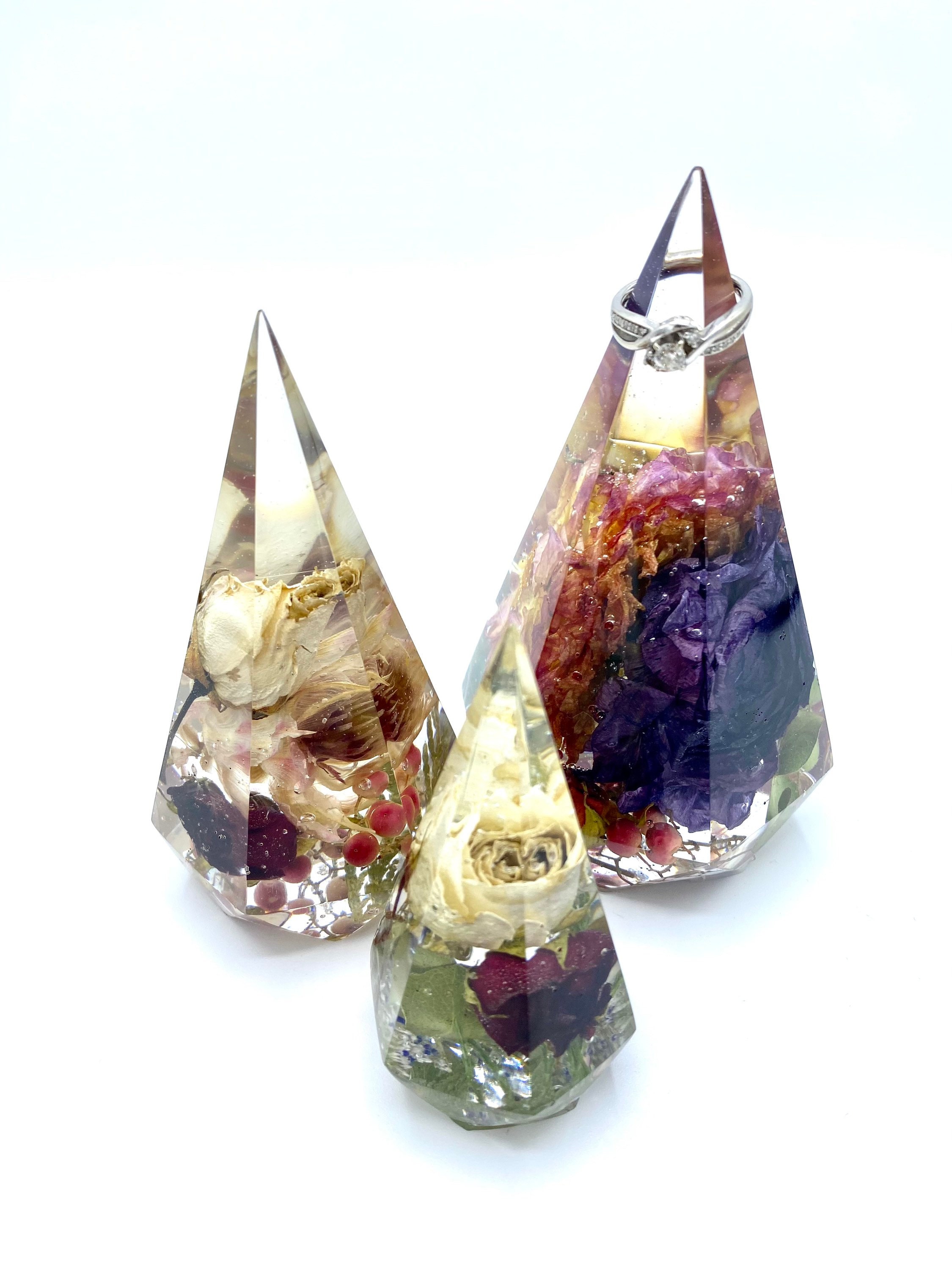 Epoxy Resin Ring and jewelry holder Diamond ring holder Etsy