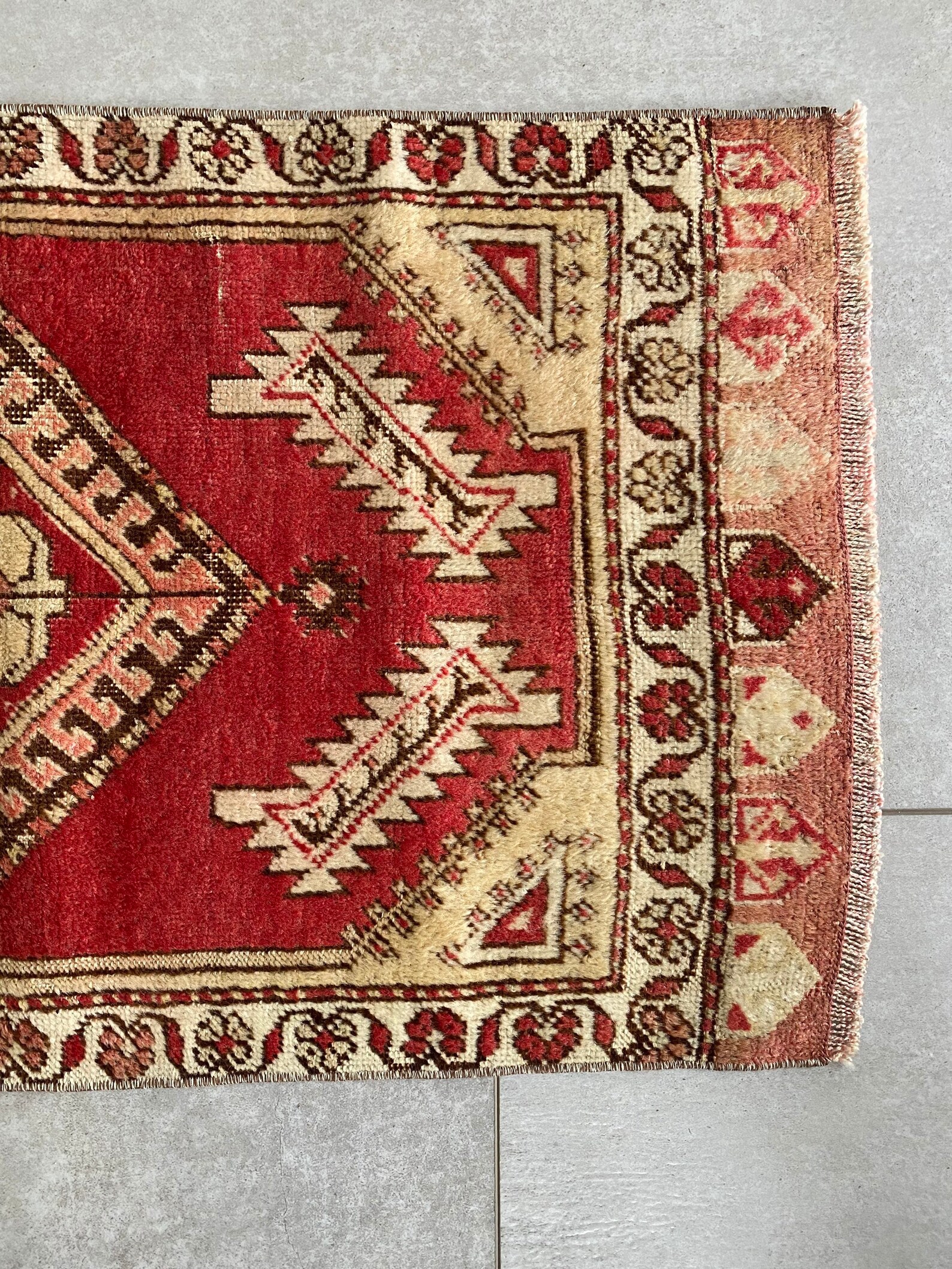 Vintage Mini Turkish Rug Small Turkish Rug Vintage Bathmat - Etsy