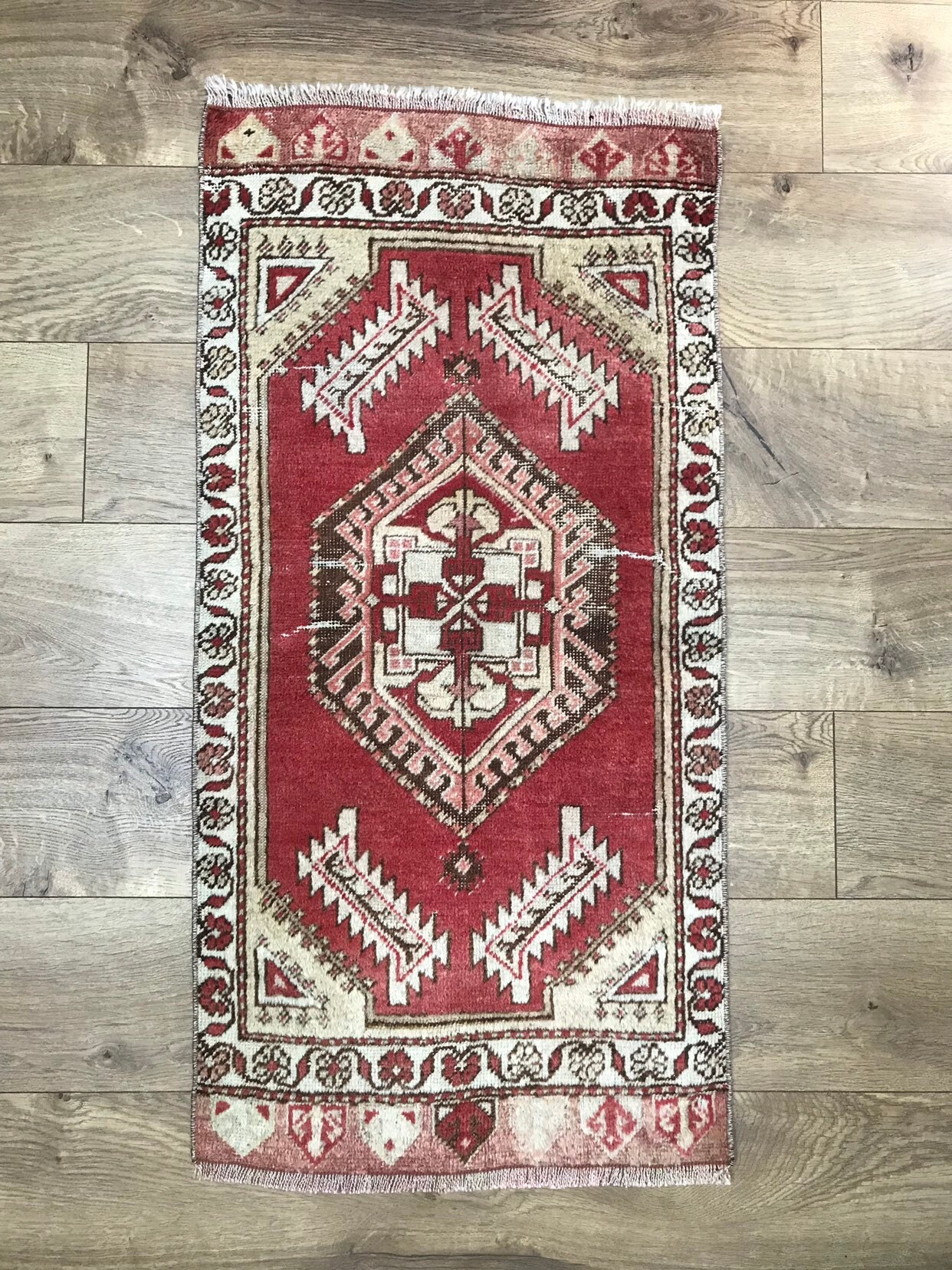 Mini alfombra turca vintage alfombra turca pequeña bathmat Etsy