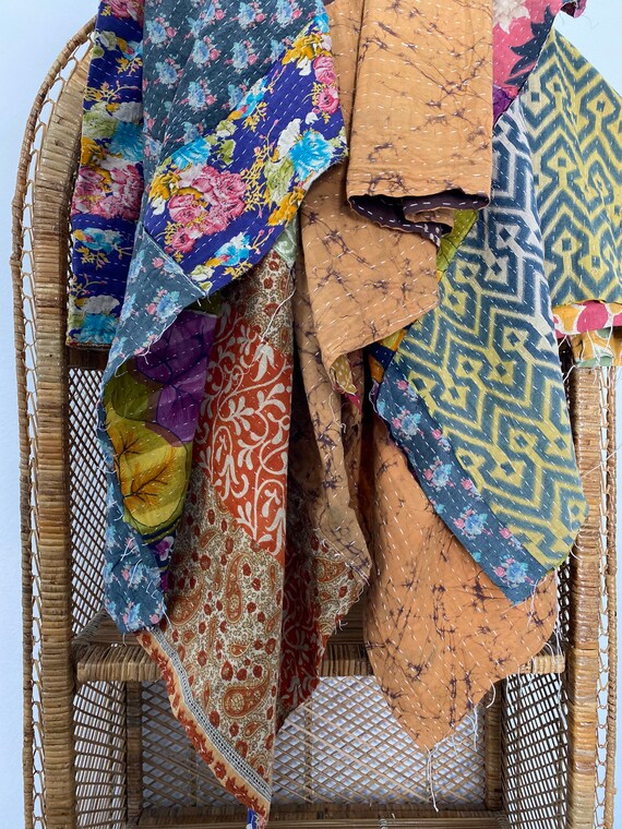 Large kantha quilt shop