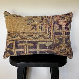 Vintage Turkish Rug Pillow