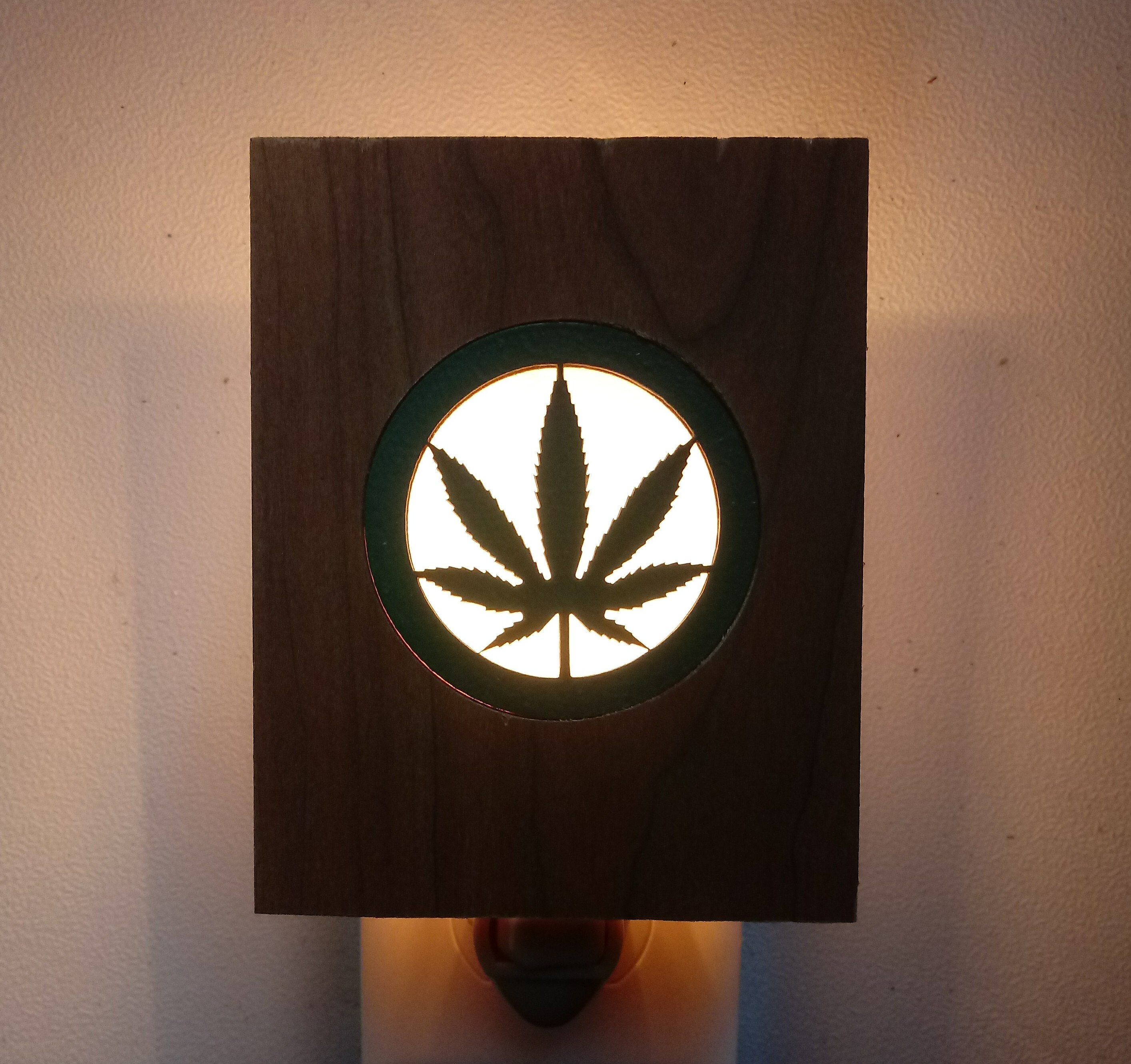 Rustic Wood Decor Night Light plug in LED Rustic Night Light Etsy