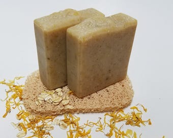Chamomile Oatmeal Unscented Honey Soap