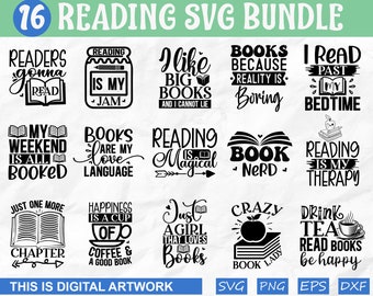 Download Book Sayings Svg Etsy