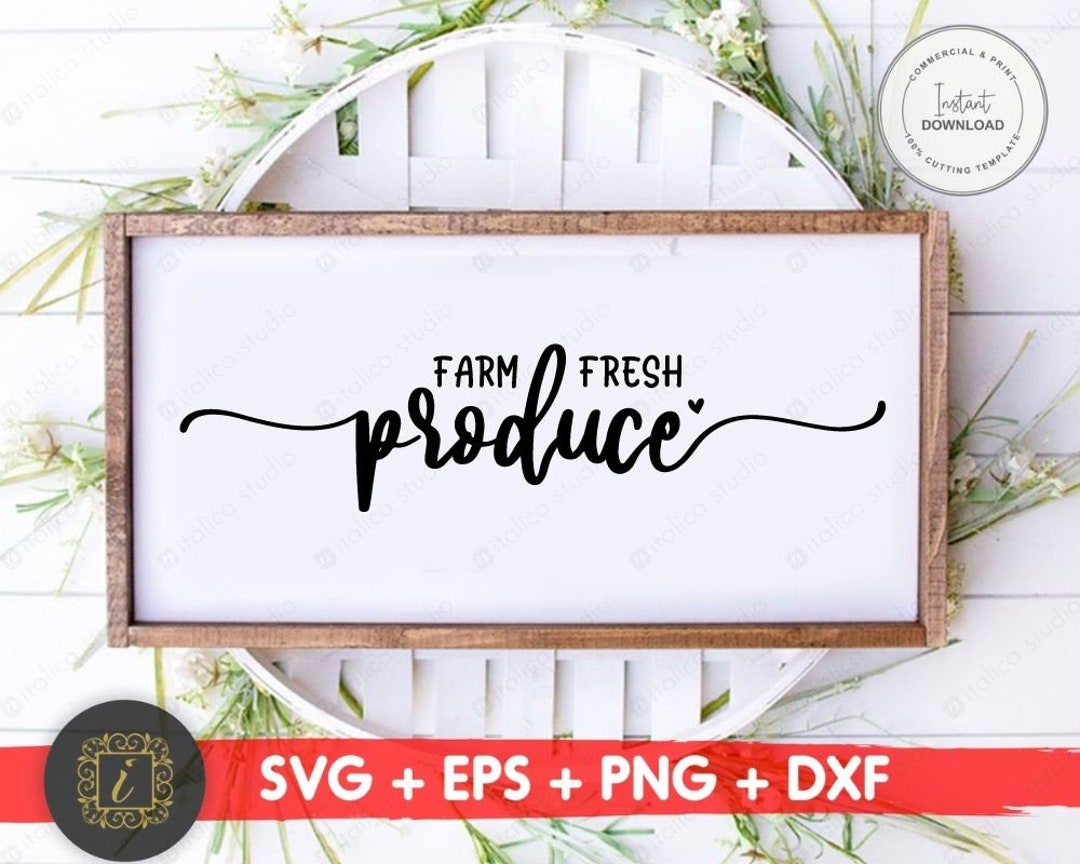 Farm Fresh Eggs Quote Svg Farmhouse Svg Family Svg Home Etsy