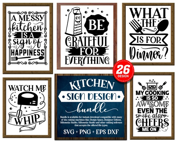 Funny Kitchen Svg Bundle Kitchen Sign Svg Kitchen Towel Svg 