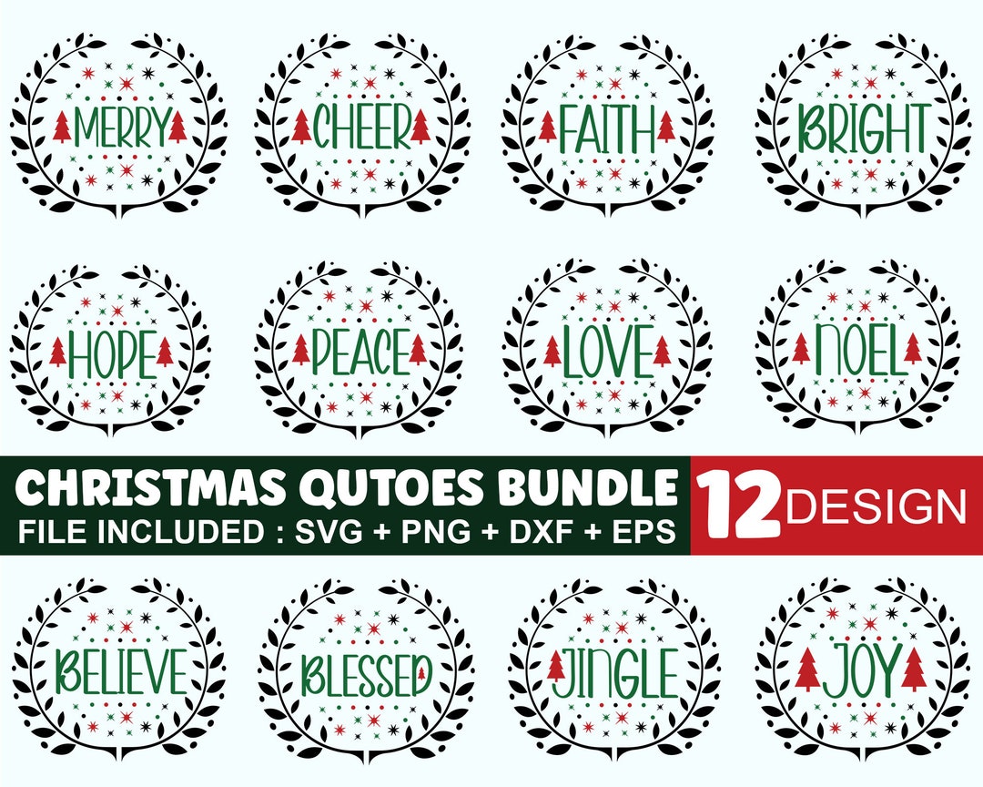 Christmas SVG Bundle Svg Christmas Merry Christmas Funny - Etsy