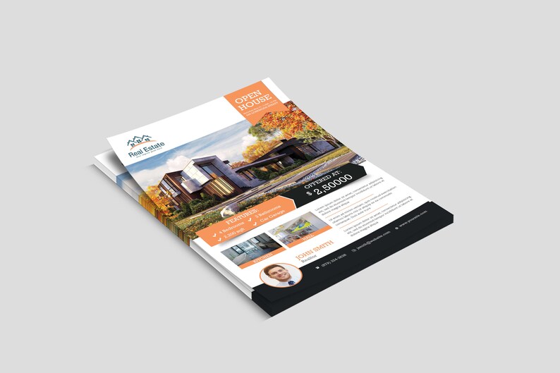 real estate flyer template real estate poster realtor flyer photoshop template instant download v01 real estate poster template