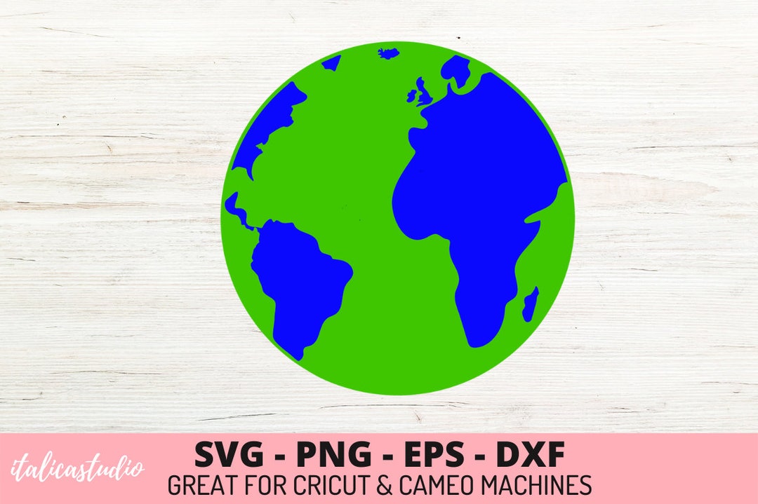 Earth SVG World Vector Earth Svg Png Earth Vector Art - Etsy