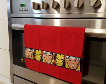Superhero Tea Towel - cleaning for justice!