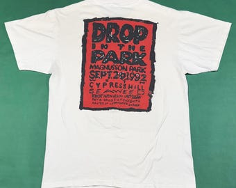 Pearl Jam Original Drop in the Park T-shirt - Etsy