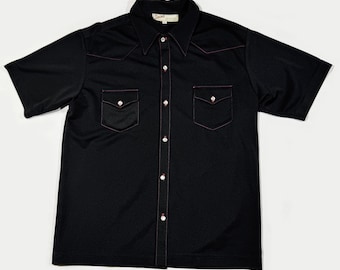 Black Vintage Western Shirt - Swing by Jay Jacobs