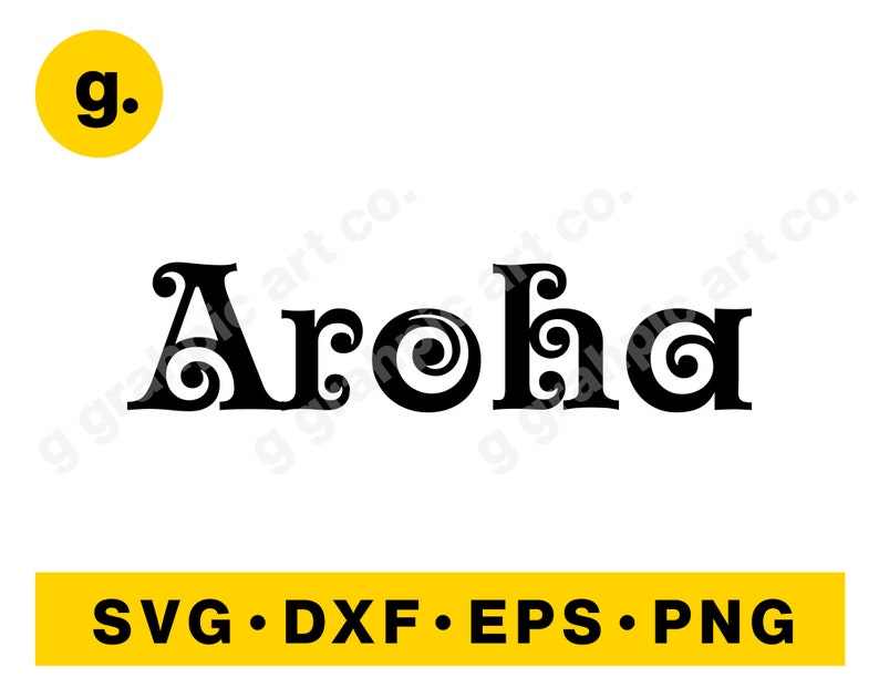 Aroha New Zealand Maori SVG Graphic File for Cricut, Cameo, POD ...