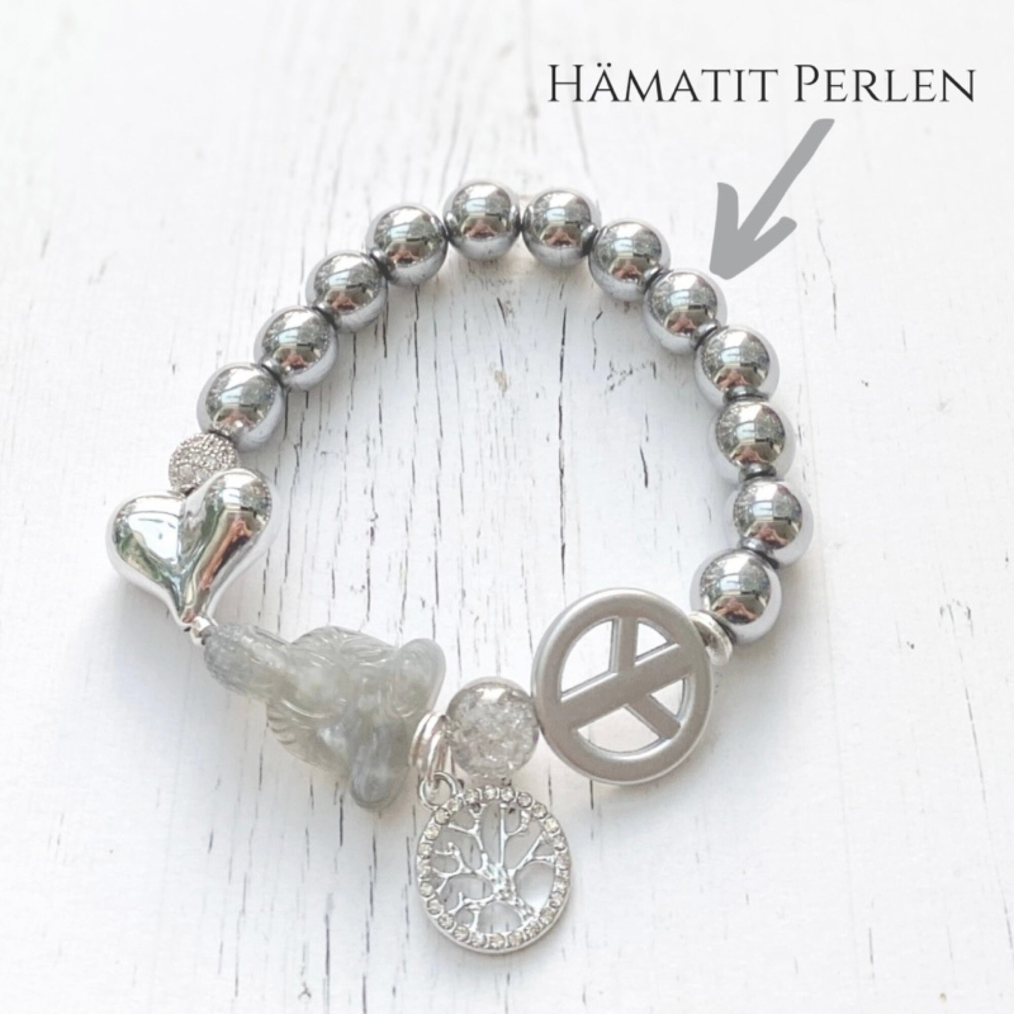 Quiges Charm Anhänger – Versilberter Buddha Für Dein Bettelarmband Oder Halskette