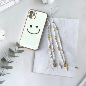 Mobile phone chain pearls - Mobile phone chain short - Mobile phone chain IPHONE - Mobile phone chains - Mobile phone pearl chain - Birthday gift girlfriend