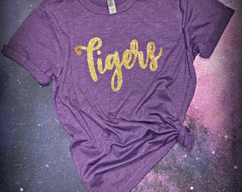 lsu glitter shirt