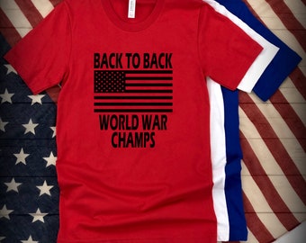 Back To Back World War Champs Etsy