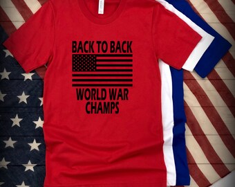 Back To Back World War Champs Etsy