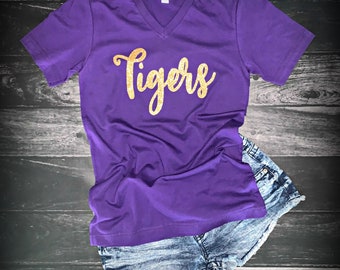 lsu glitter shirt