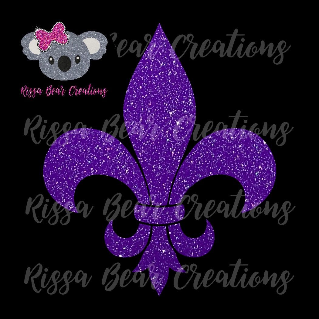 Mardi Gras Sticker Sheet, Set of 18 Louisiana French Fleur De Lis Glitter  Stickers for Cards, Envelopes, Ornaments & Hurricane Glasses 