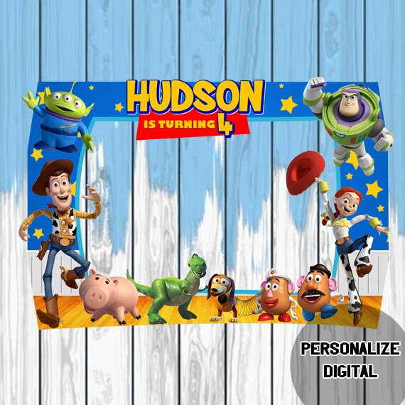 Toy Story Photo Booth Frame Toy Story Birthday Frame Toy | Etsy