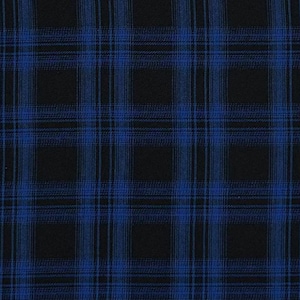 NEW! Fabric Deep Blue Plaid Tartan - Blue Plaid - Checkered Fabric - Winter Plaid - Scottish Plaid - Cotton Blend Flannel - By the Yard