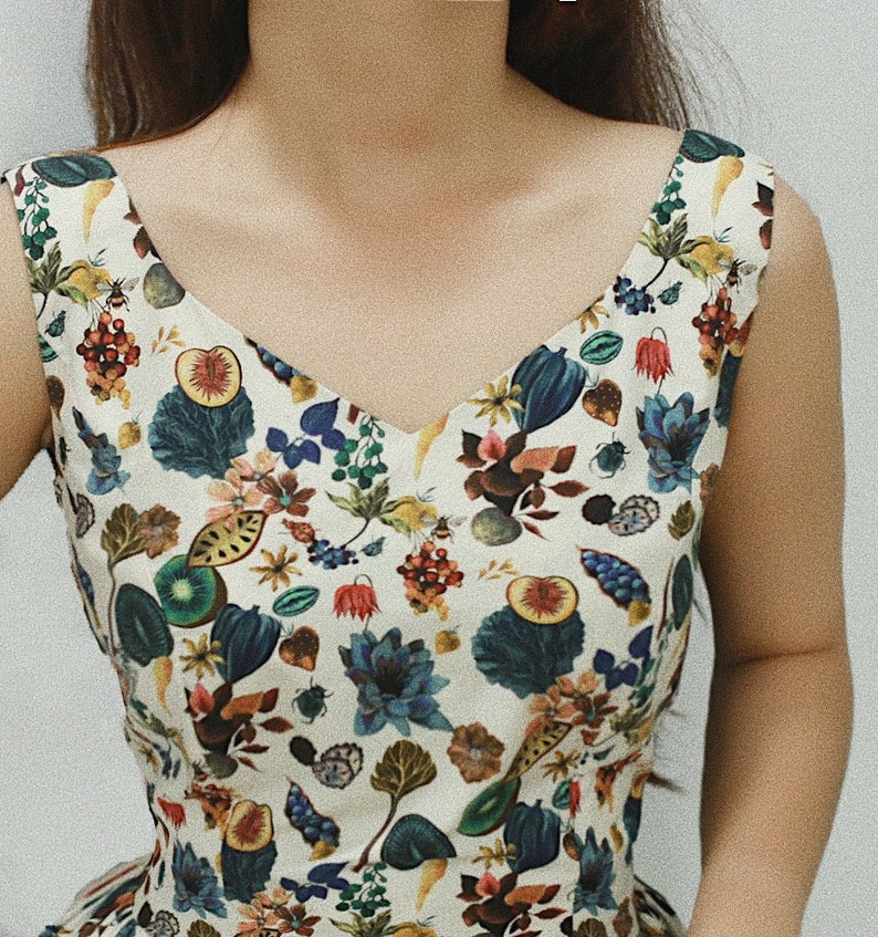 LOLO Dress 2 in Your Choice of Fabric Sweetheart neckline | Etsy