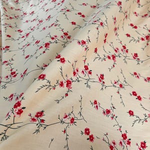 Fabric &quot;Japenese Cherry Blossom Cherry Blossom”- Floral Cotton - 100% cotton - Quilting Fabric - By The Yard