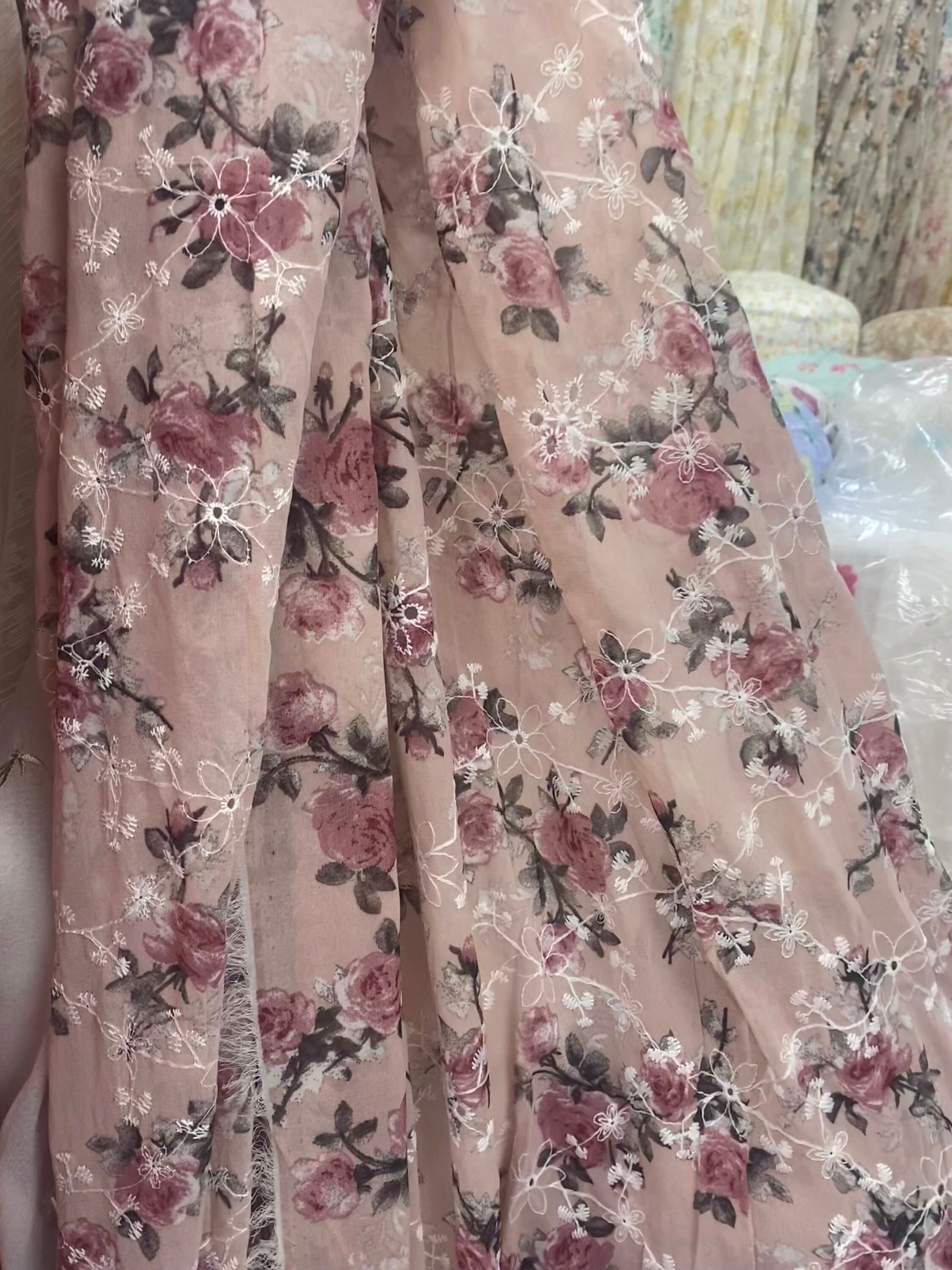 NEW! Embroidery Chiffon 