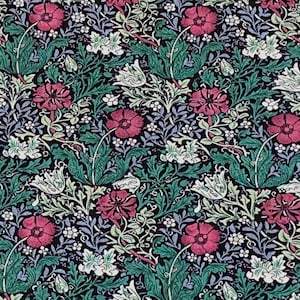 NIEUW! Stof &quot;William Morris - Bloemen- en bladpatroon - Retro Floral&quot; - 100 Katoenstof - op maat gesneden