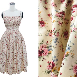 LOLO Dress #4 in Your Choice Of Fabric - Gathered Shelf Bust - Full Gathered Skirt - Vintage - Rockabilly - 1950s Dress -  Pinup Dress