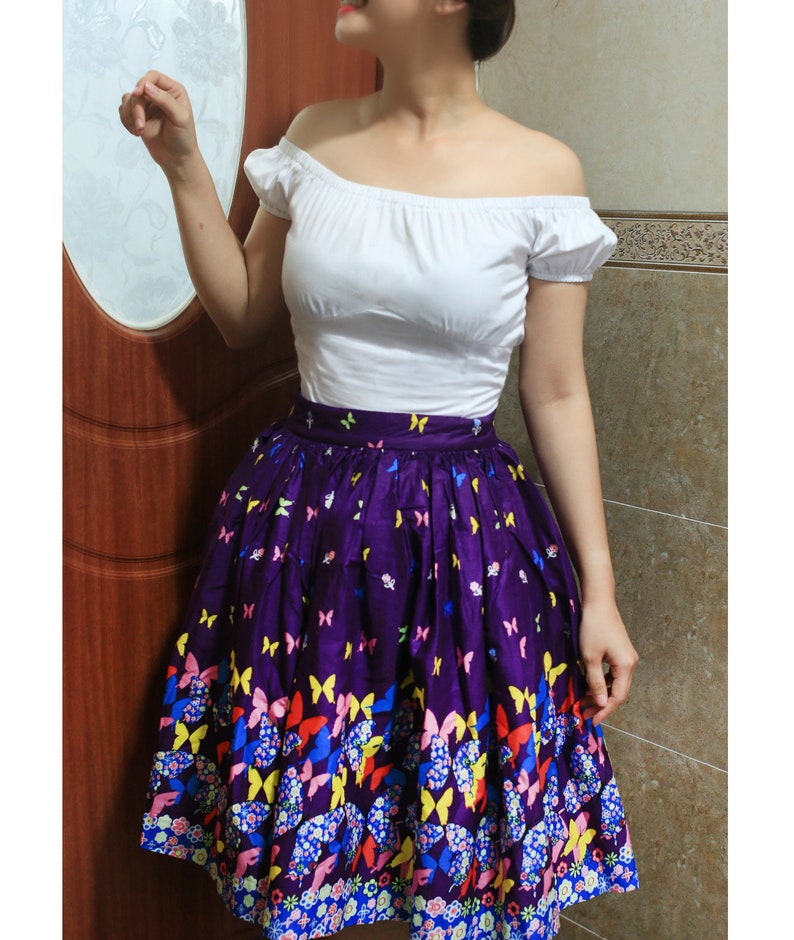 off shoulder vintage top