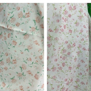 NEW! Fabric “Rosalina&quot; - lovely rose print - Cotton Fabric - By The Yard