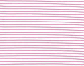 NIEUW! Stof "Roze gestreepte" roze gestreepte stof - mooie roze stof - 100% katoen - katoen - op maat knippen