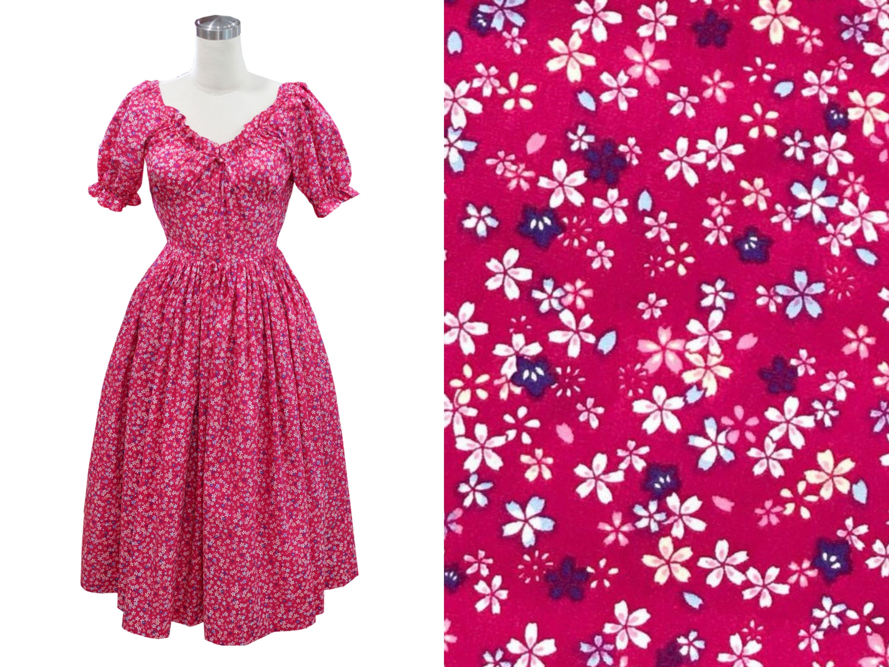 Blossom Sleeve Dress - Etsy