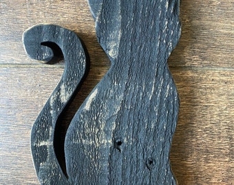 Barnwood Cat, Halloween Cat, Black Cat